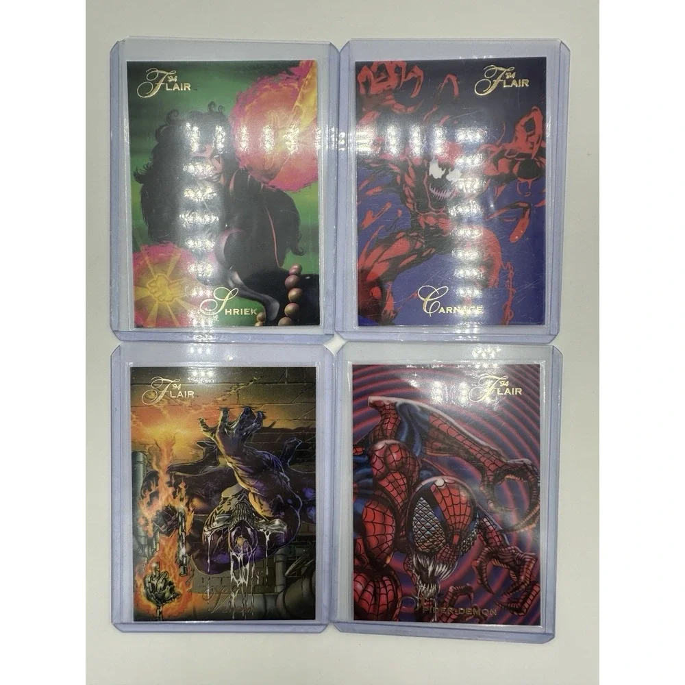 1994 Flair Marvel Maximum Carnage Cards Lot Part I-IV Venom Carnage NM